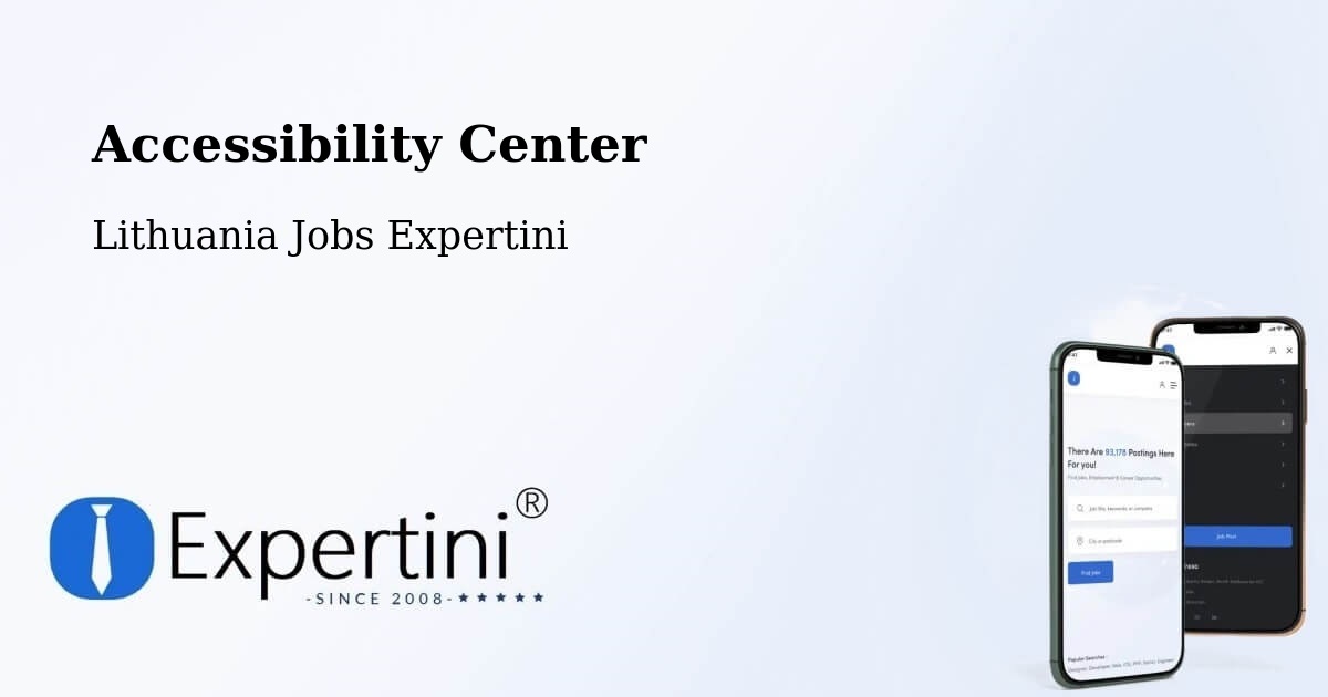 Accessibility Statement – Silute - Lithuania Jobs Expertini