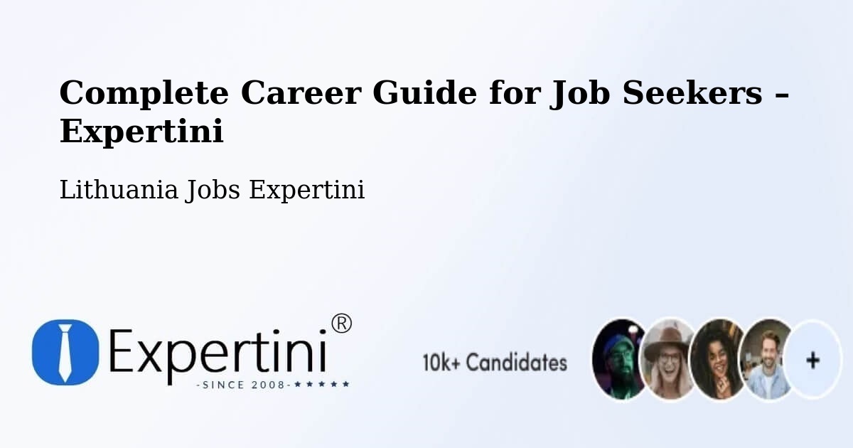 Career Guide for Job Seekers – Silute - Silute, Lithuania Jobs Expertini