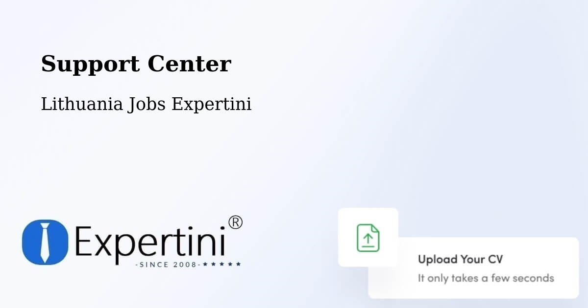 Support Services – Silute - Lithuania Jobs Expertini