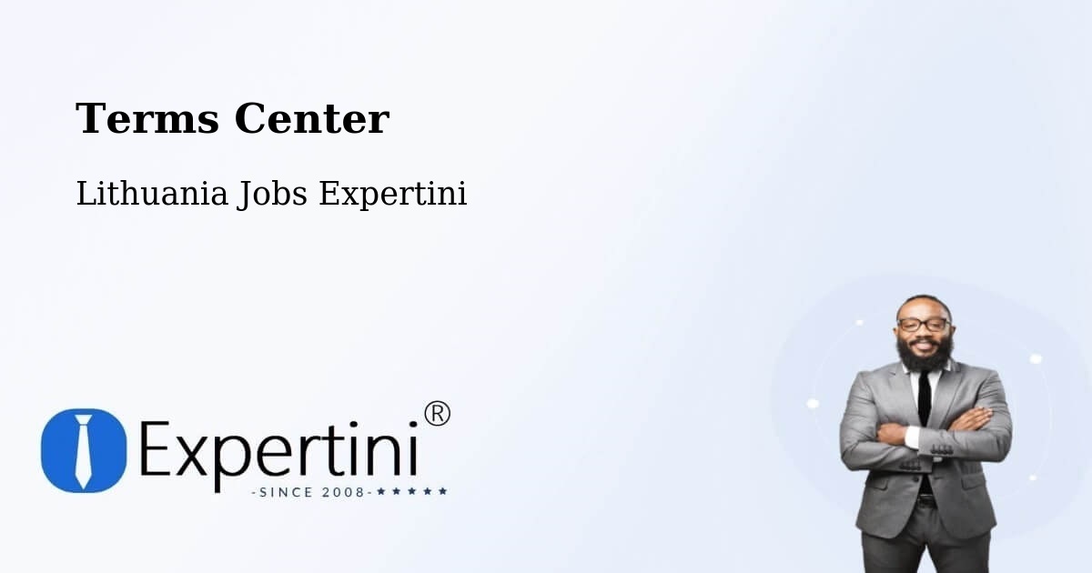 Terms of Service – Silute - Lithuania Jobs Expertini